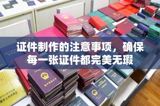 沁县证件制作的注意事项，确保每一张证件都完美无瑕