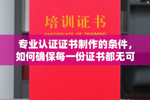 沁县专业认证证书制作的条件，如何确保每一份证书都无可挑剔？