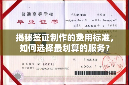 沁县揭秘签证制作的费用标准，如何选择最划算的服务？